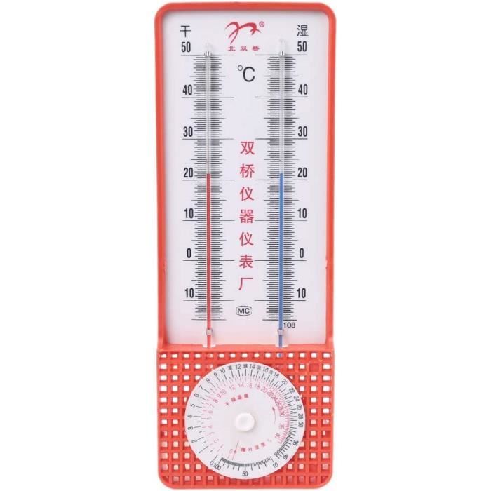 Hygromètre, Thermomètre D'Hygromètre À Bulbe Humide Et Sec Pour La ...