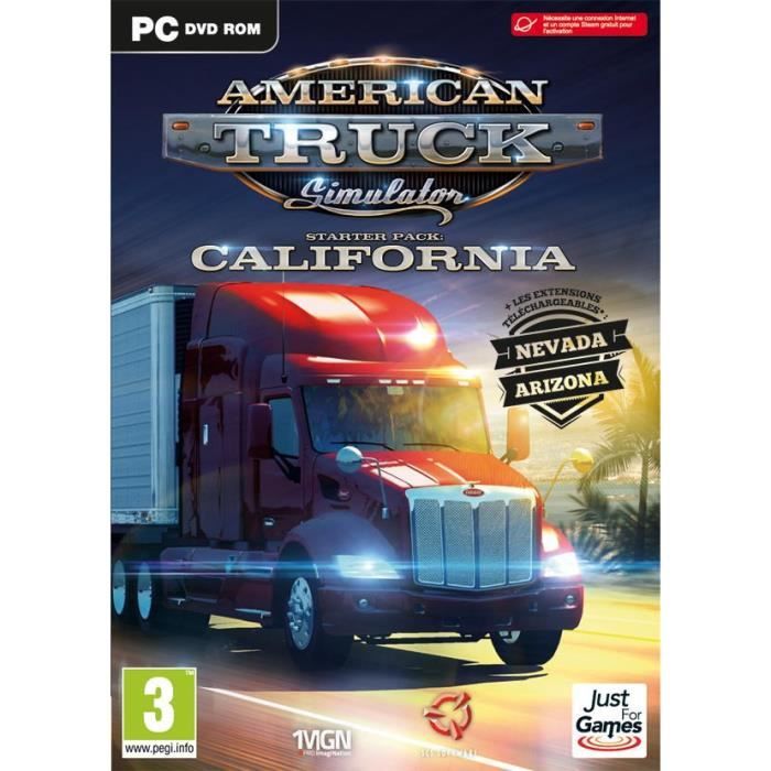 American Truck Simulator - California Starter pack Jeu PC