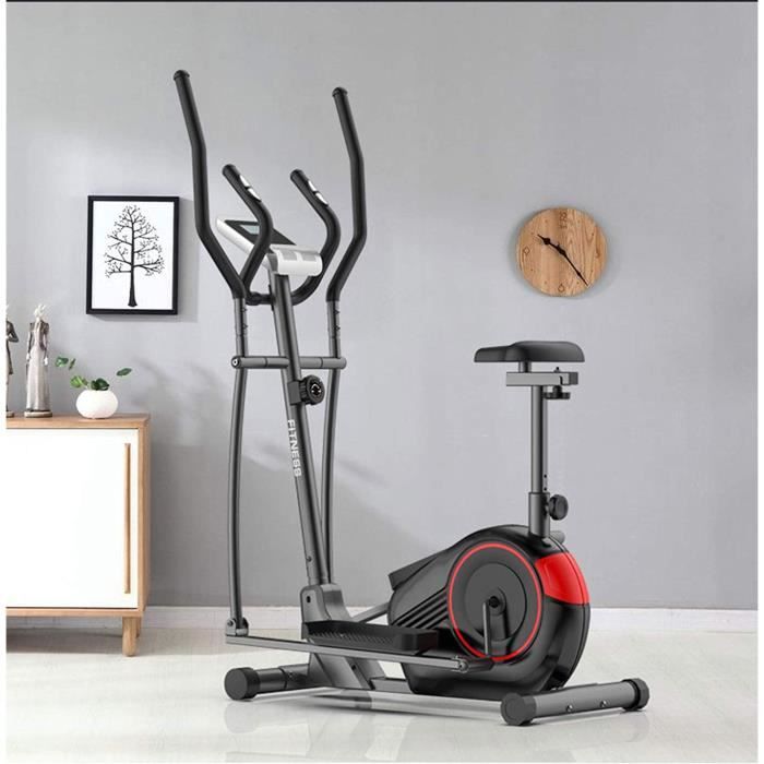 Vélo Elliptique, entraîneur elliptique elliptique de contrôle magnétique 3 en 1 Tapis de Course de Machine elliptique pour vélo A92