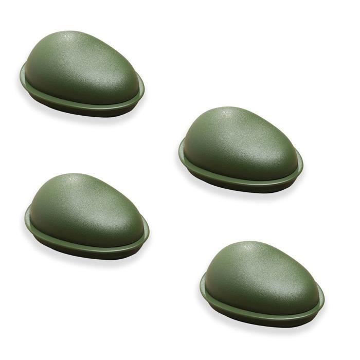 Lot de 4 boites de conservation pour avocat - Astuceo Vert