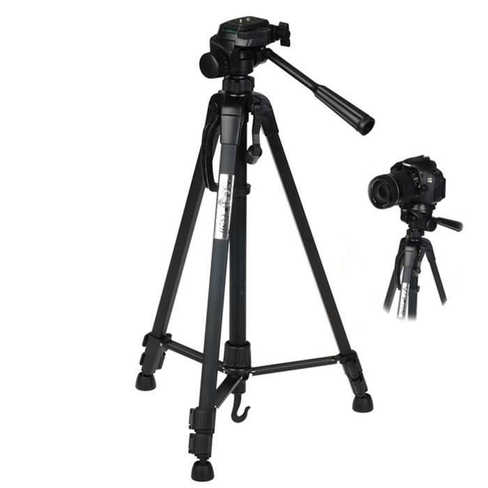 Nouveau trépied professionnel 140cm pour Panasonic Lumix DC-FZ82 Trépied avec vis 1/4 - pour Caméra