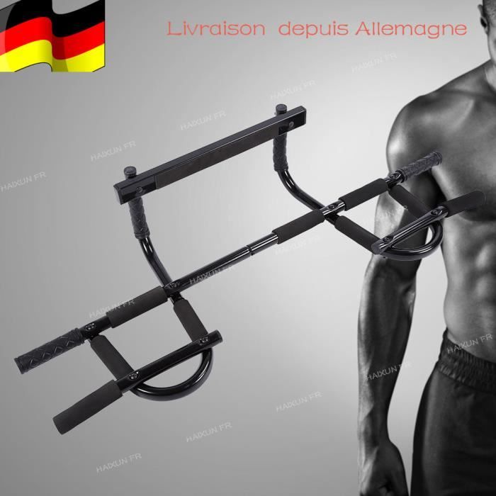 Barre de Traction Barre horizontale sur la porte Fitness d'exercice Pull-up Multifonction Exercice portable de levage