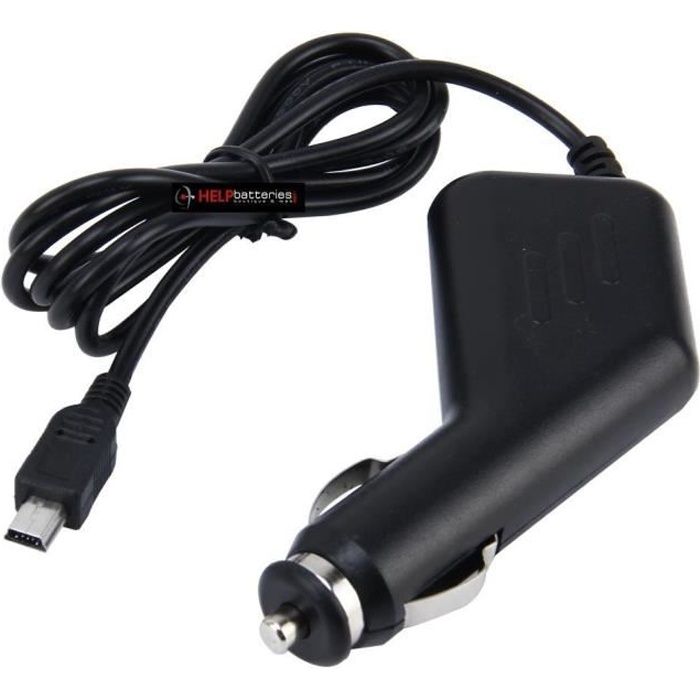 Chargeur allume cigare pour Gps Tomtom Urban rider regional pour avec connecteur mini usb