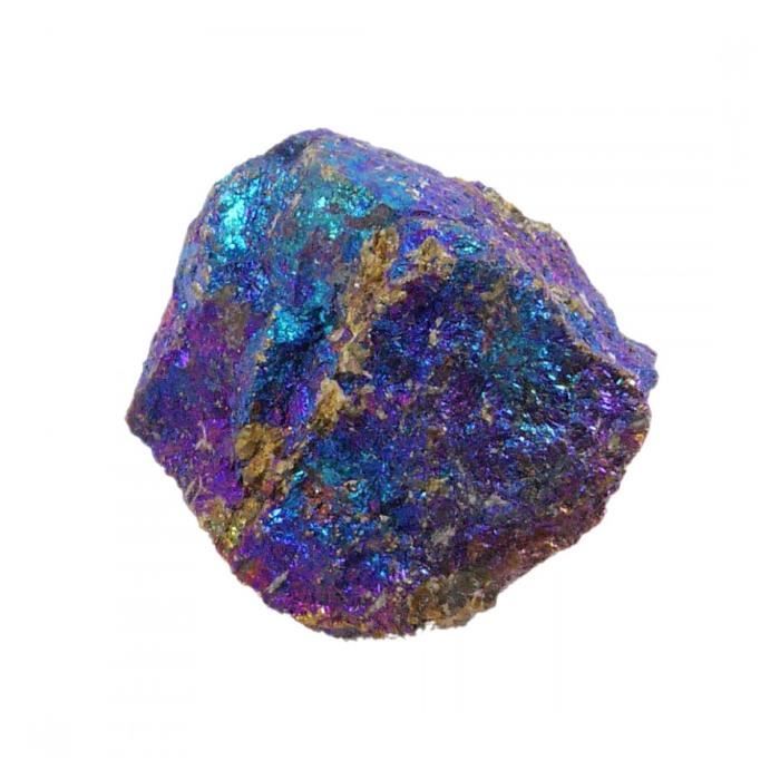 Pyrite du Paon, Chalcopyrite du Mexique- Pierres brutes 110/130g Multicolore