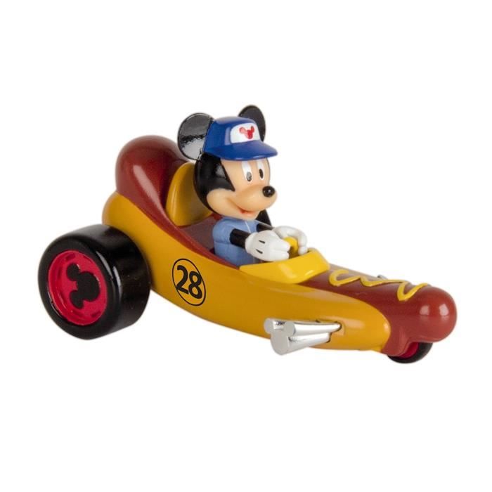 Mickey Mouse et roadster racers 183759. Mickey Mouse. Voiture de hot-dog