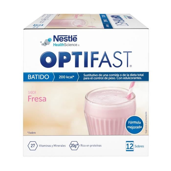 Optifast+Smoothie aux fraises Optifast 12 sachets (Fraise)