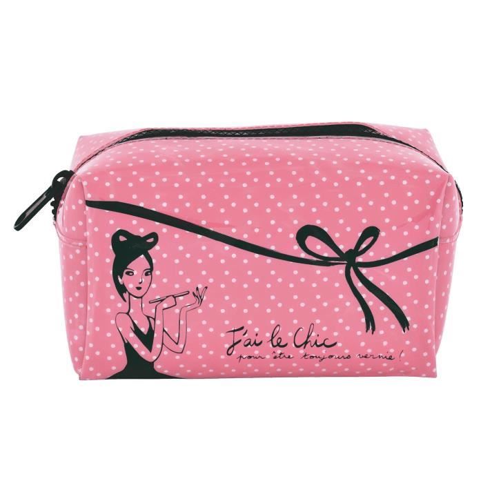 Trousse de Rangement à Vernis CHIC - Beauté Maquillage Idée Cadeau Original Pour Femme Fille - Valérie Nylin Dlp Derrière La Porte