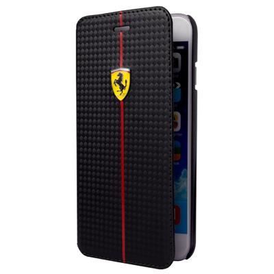 Etui Folio Carbonne Noir -Scudéria- Ferrari I6
