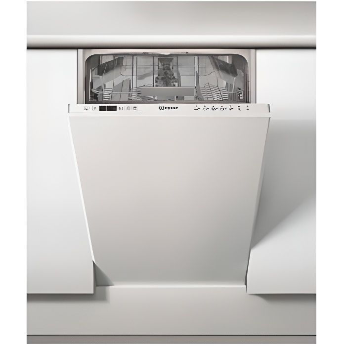 LV TOUT INTÉGRABLE, 45CM, 49DB, 11,5L, A+, 10 COUVERTS, 7 PROG, DIGIT, INDESIT - DSIC3M19