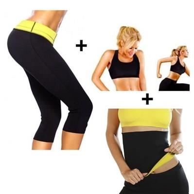 Ensemble Pantalon + Gilet +Ceinture De Sudation Intensive Sauna Minceur Sportif