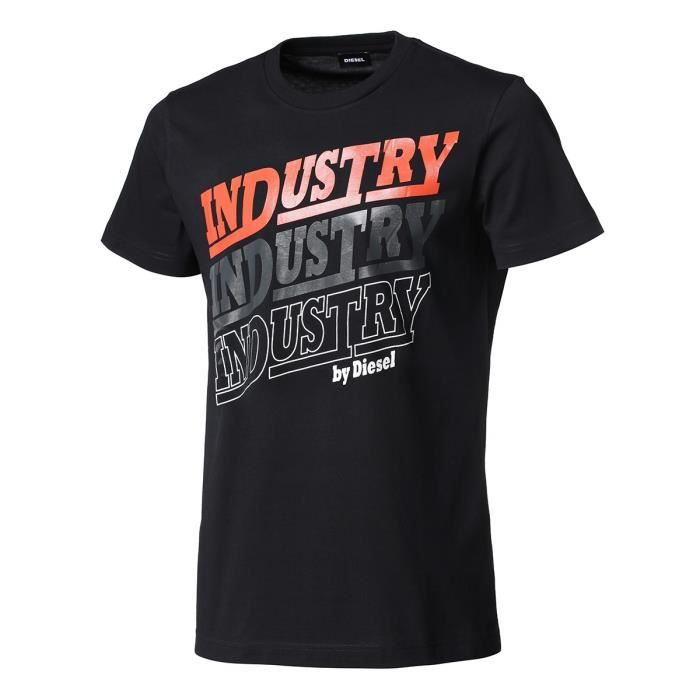 T-shirt Diesel T Diego Homme noir