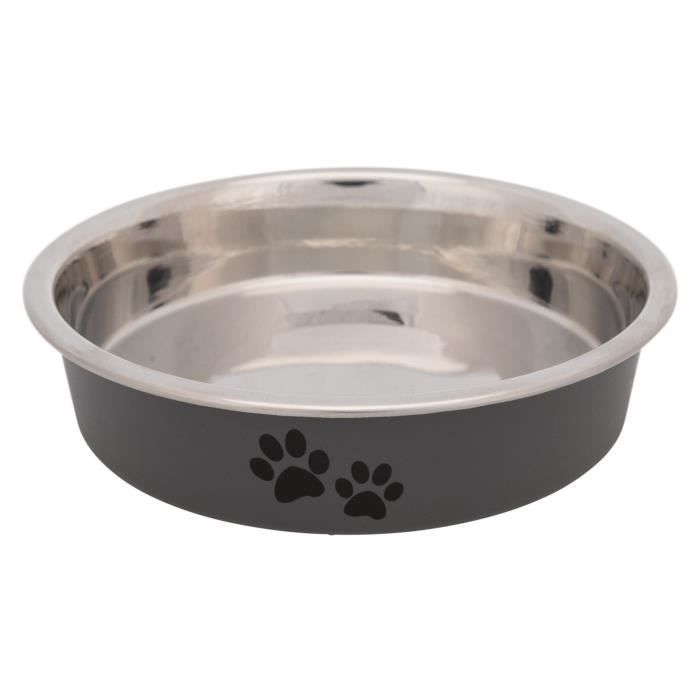 Ecuelle en acier inox - Pour races à museau court - 0,25 l/ø 13 cm