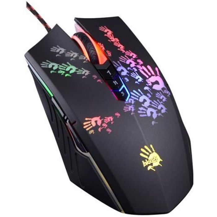 A4Tech A60 Bloody Jouer Ambidextre USB Type A Optique 4000 DPI Neuf - vue 5