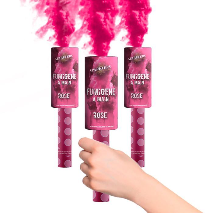 Fumigènes à Main 45 Secondes - Lot De 5 - Couleurs Vives Pour Fêtes, Photos Et Événements - Catégorie F1