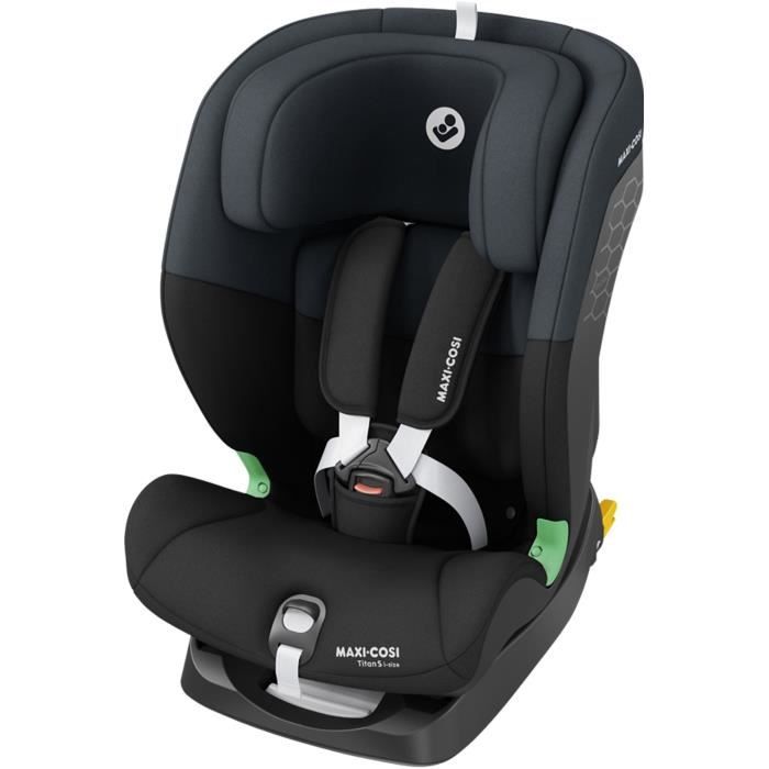 MAXI COSI Titan S i-Size Siège auto ISOFIX 15 mois à 12 ans76-150 cm Protection G-CELL Harnais de Sécurité 5 PointsTonal Black