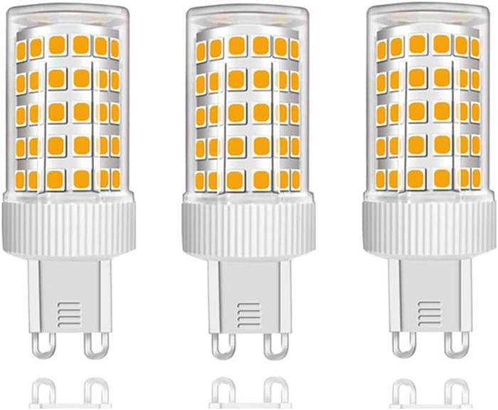 Lot de 3 Ampoules LED G9 10W 86 LED 1000Lm Angle de faisceau 360° AC220-240V Non Dimmable Blanc Chaud 3000K