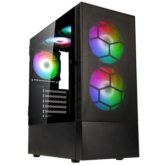 Boîtier PC - KOLINK - Observatory MX Mesh ARGB - Moyen Tour - Verre Trempé - Circulation dAir Optimale