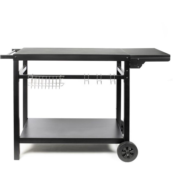 LIVOO Chariot / Desserte Métal avec tablette rabattable GS170N - vue 2