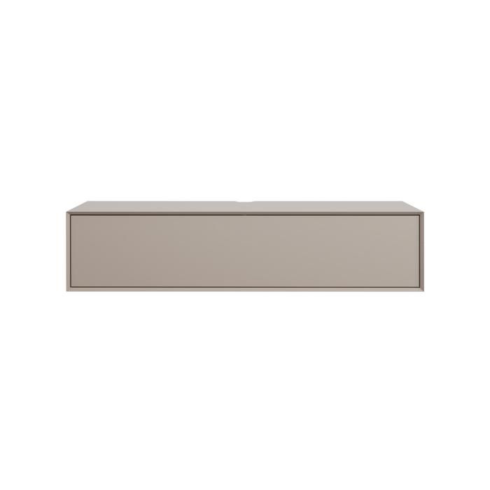 CALICOSY - Meuble TV bas 1 abattant L160 cm ORÉLIA - Sable