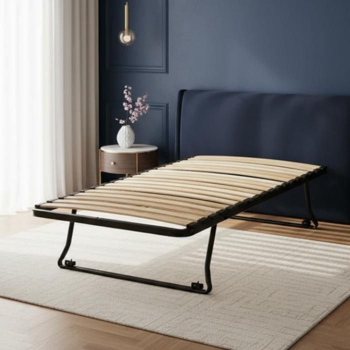 Sommier inférieur pour Gigogne - 190 x 70 - 20 Lattes Multiplis Structure Robuste – Sommier Escamotable avec Roulettes Sommier inférieur pour Gigogne - 190 x 70 - 20 Lattes Multiplis Structure Robuste – Sommier Escamotable avec Roulettes
