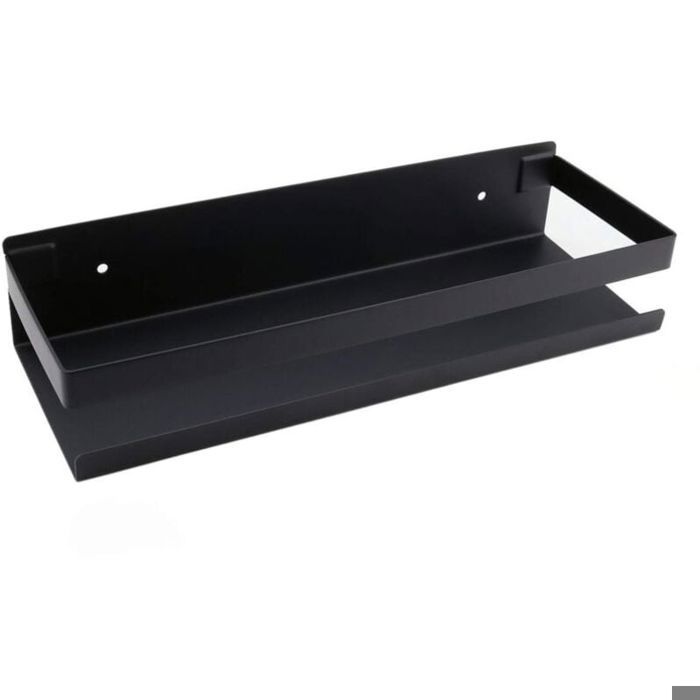 Étagère murale de salle de bain accessoires de salle de bain 20-40cm étagère de salle de bain moderne noire pour cuisine douche sham