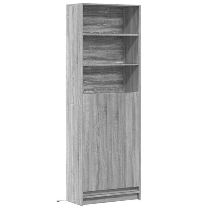 Meuble de salon - Haut Armoire - Vidaxl - multi-rangement - Meuble haut LED sonoma gris 69x32 5x200 cm - bois d’ingéniejof31b