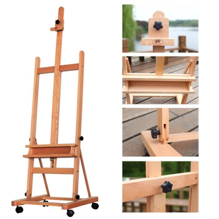 Xindi - Chevalet De Peinture Artistique Réglable En Bois De Pin, 4
