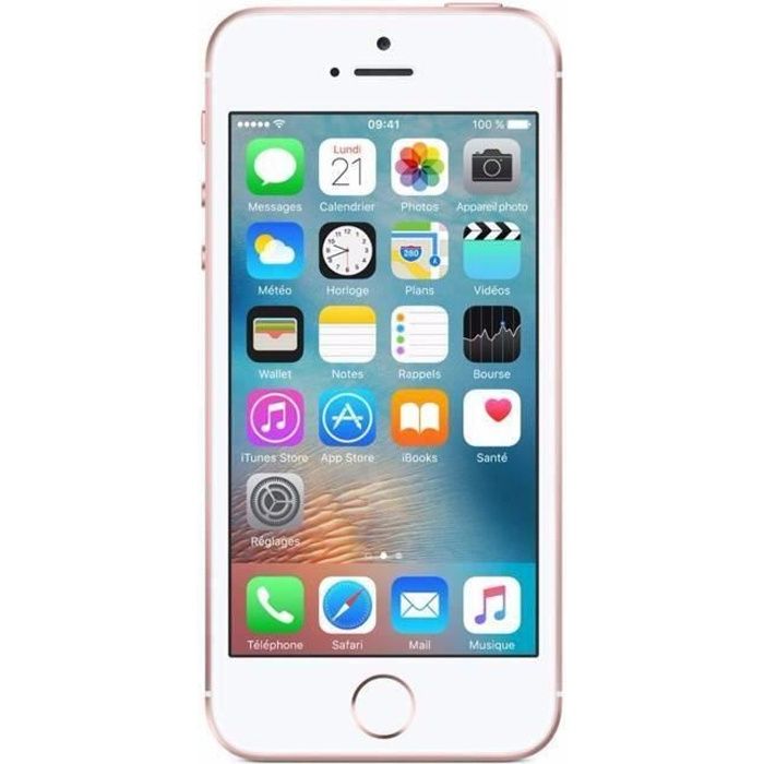 APPLE Iphone SE 128Go Or rose - Reconditionné - Etat correct