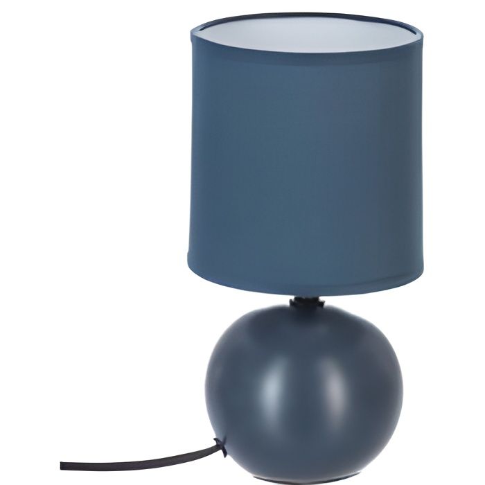 lampe de chevet boule - atmosphera bleu orage
