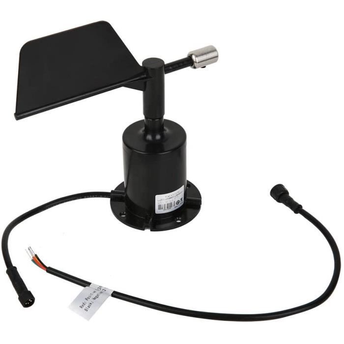 Girouette Bateau Inox 304 Marine – Indicateur Vent Yacht Avec Pointe Anti-Oiseaux & Réflecteur Lumineux