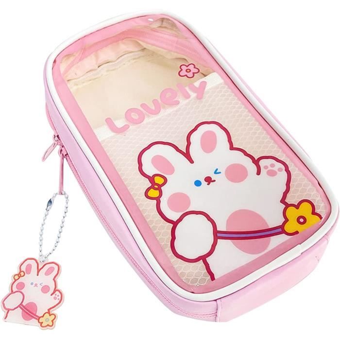Trousse à Crayons Extensible Kawaii Cinnamo-Roll - En Silicone, Design Cylindrique, Pour école Et Bureau (2 En 1)