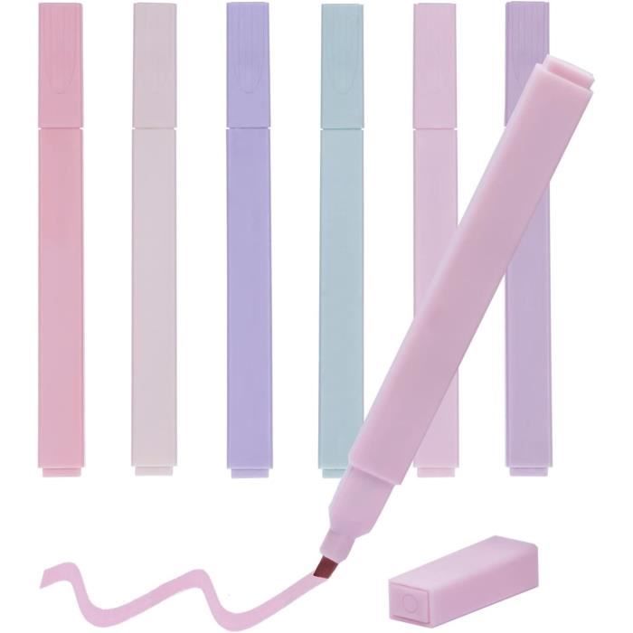 Surligneur Pastel Midliner 6 Pièces Mildliner Marqueur Et Surligneurs
