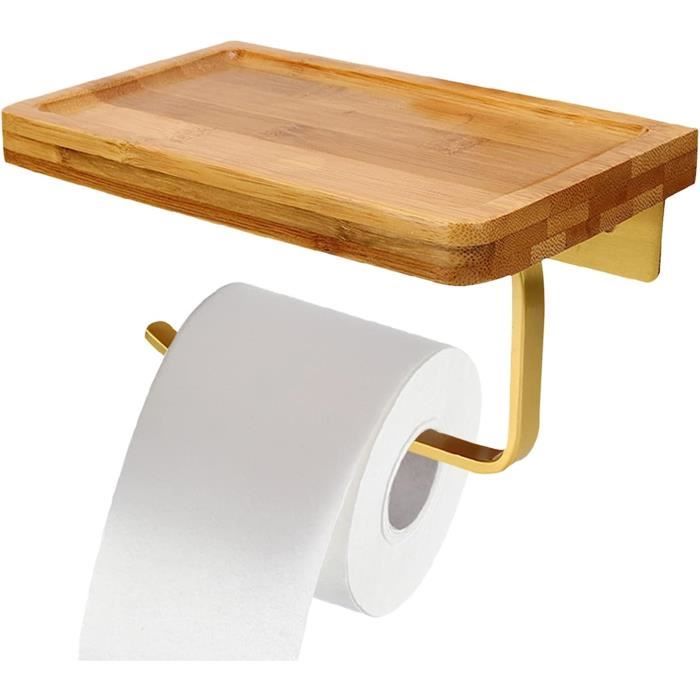 Neuytiky Porte-papier Toilette Avec étagère, Porte-rouleau De
