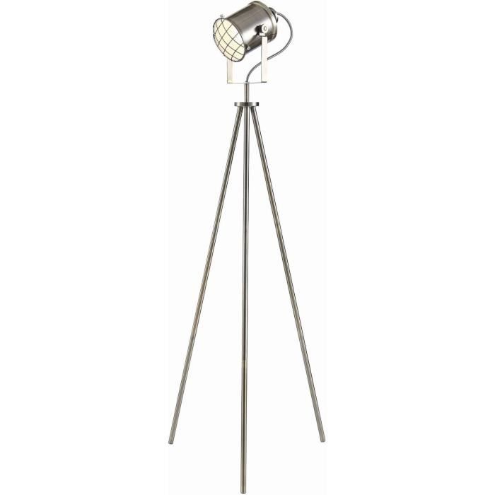 Lampadaire sur pied salon, lampadaire industriel 169 cm, interrupteur