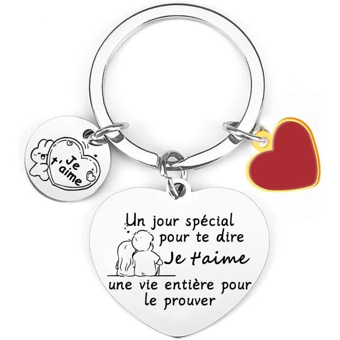 Idezek Porte-clés Couple Astronaute,Porte-clés Magnétiques Cadeaux Pour