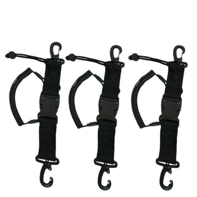 Longe De Plongée Duyteop - Sangle élastique 47 Pouces - Anti-perte Pour Caméra Ou Lampe - Nylon/TPU