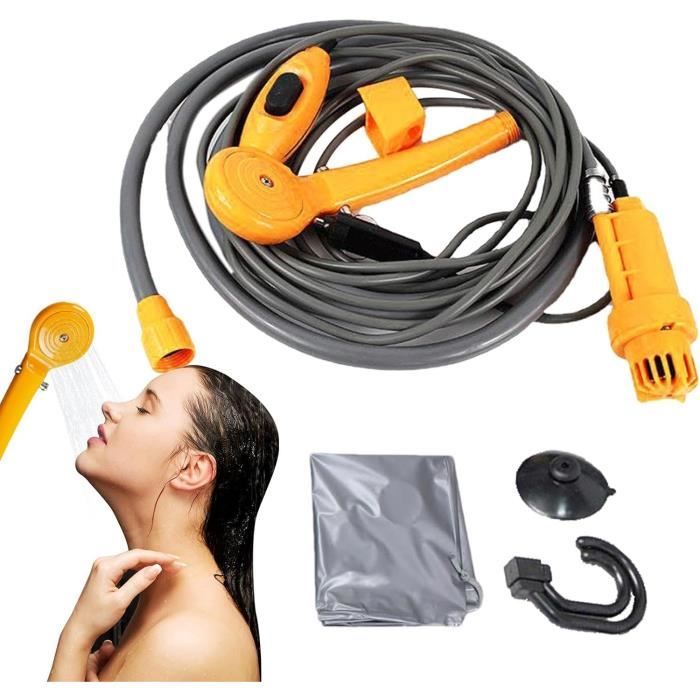 Douche de camping portable, pommeau de douche extérieur, pompe de