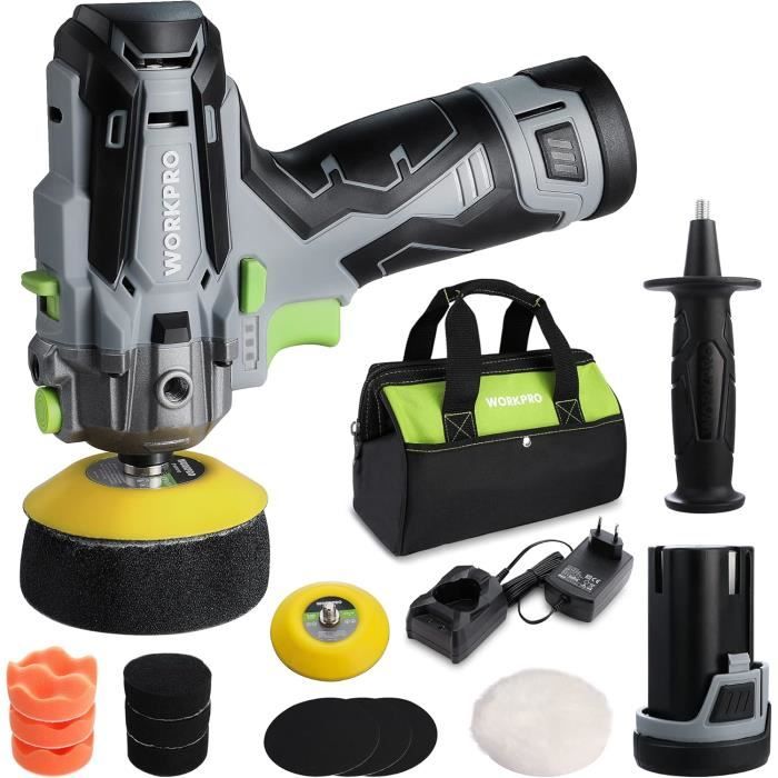 Greenworks G24SS14 – Ponceuse à Main Sans Fil 24V, 11000 Tr/min, Plateau Quart De Feuille, Sans Batterie Ni Chargeur, Garantie 3 Ans
