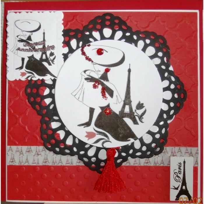 Carte Anniversaire Porte Billet La Parisienne Cdiscount Beaux Arts Et Loisirs Creatifs