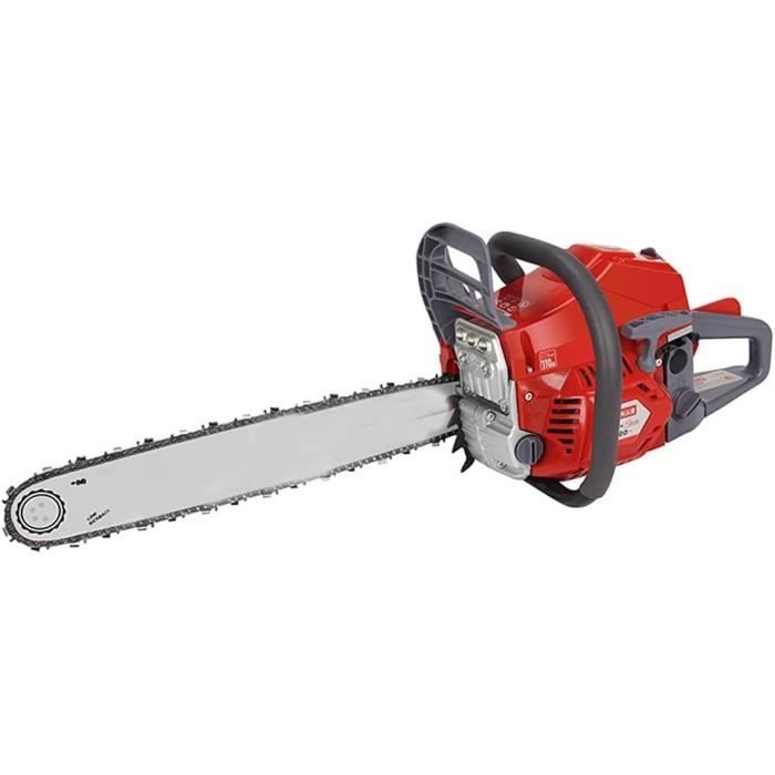 VEVOR Tronçonneuse à Essence Thermique 455 Mm 52 Cc 1,8 KW Pour Coupe De Bois