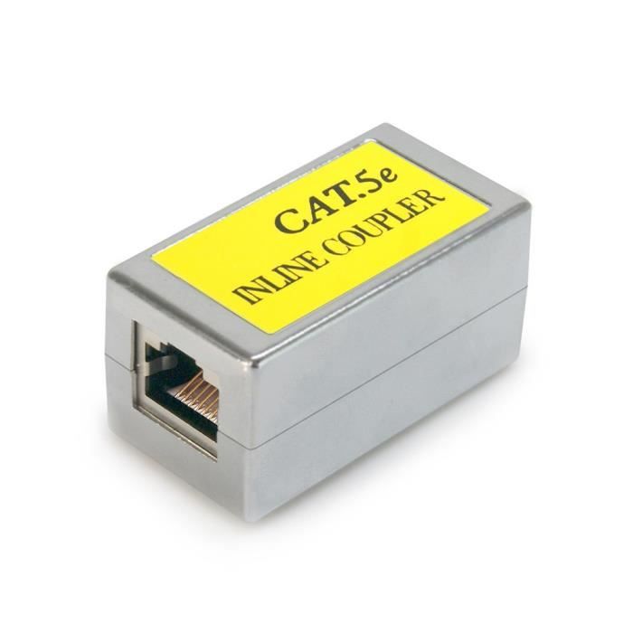 100 x Coupleur RJ45 Femelle à Femelle Cat6 Câble Ethernet Domestique