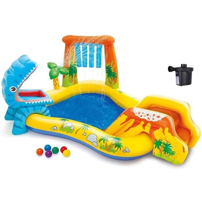 Parc De Toboggans Gonflables, Piscine De Château Gonflable pour Enfants avec Pataugeoire