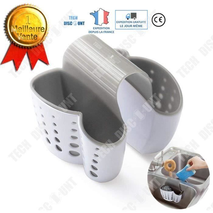 Td Support Eponge Cuisine Evier Et Savon Mural Suspendu Original Design Creatif Panier De Rangement Vaisselle Porte Organiseur Mc Cdiscount Bricolage