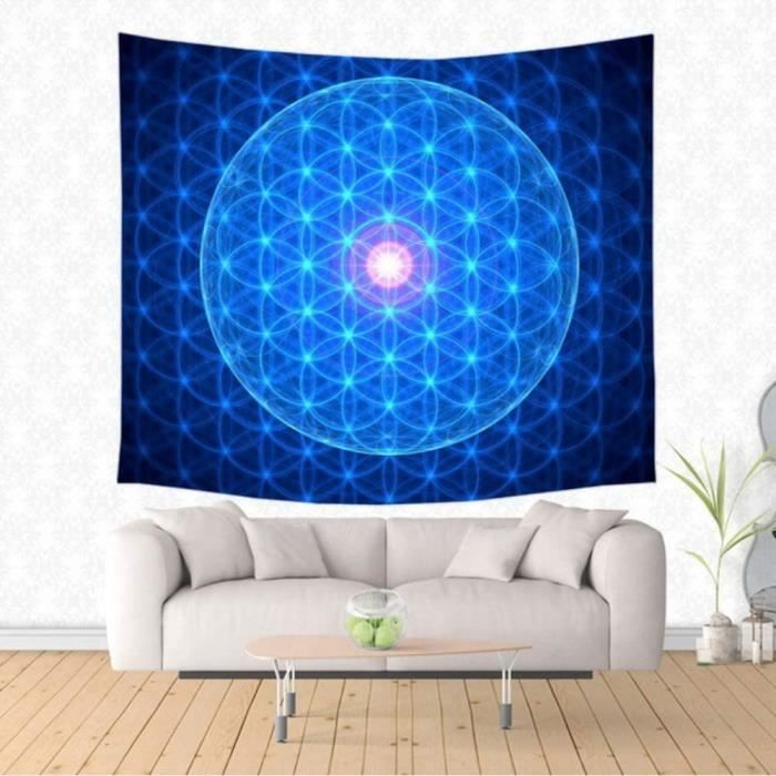 Tenture Murale Fleur De Vie Cdiscount