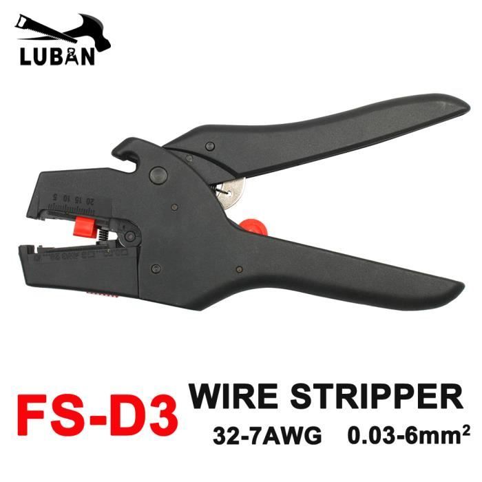 Pince Dénudeuse Fil 5 En 1 DURATECH 8 Pouces - Coupe, Dénude, Sertit - Acier Chrome Vanadium