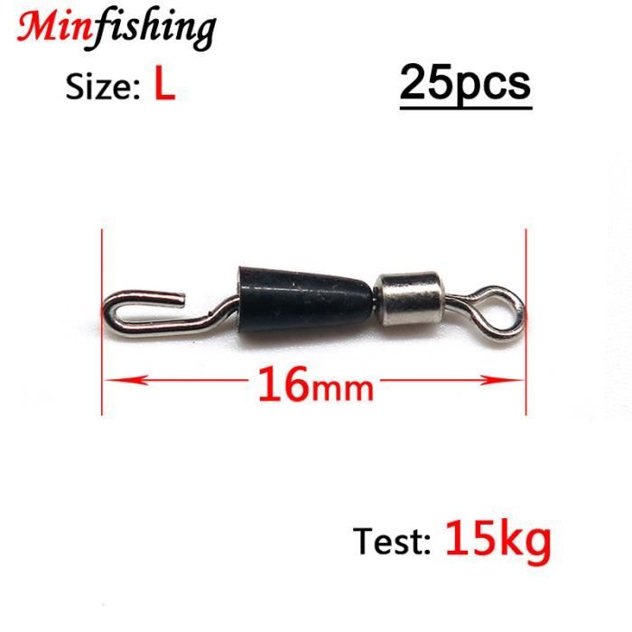 SSRDFU émerillons Baril e pêche - 60 pcs emerillon Peche Comprend 3