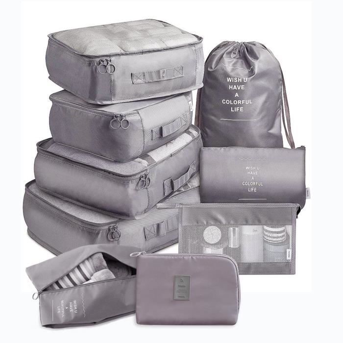Generic Sacs de rangement de voyage, ensemble de 6 pièces, sacs de