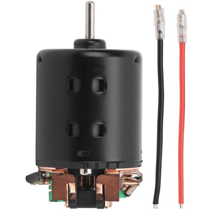 Moteur 550 35T à Balais En Carbone Pour Voiture RC 1/10 – Puissant, 7600 RPM, 18,5 V