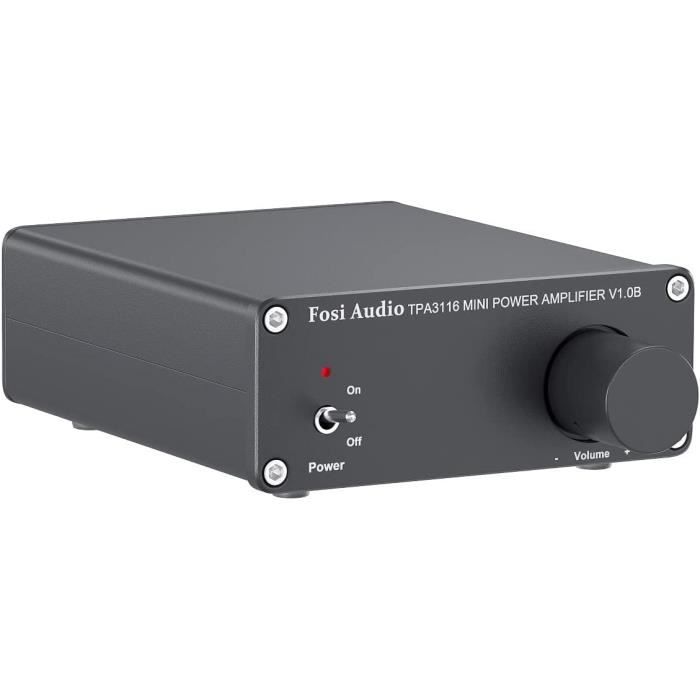 Romicta AK390 Amplificateur Audio HiFi, Mini Amp Audio Stéréo Bluetooth 800W, 2 Canaux, Récepteur avec Radio FM, Entrées USB, Idéal pour Maison et Voiture, Alimentation 12V