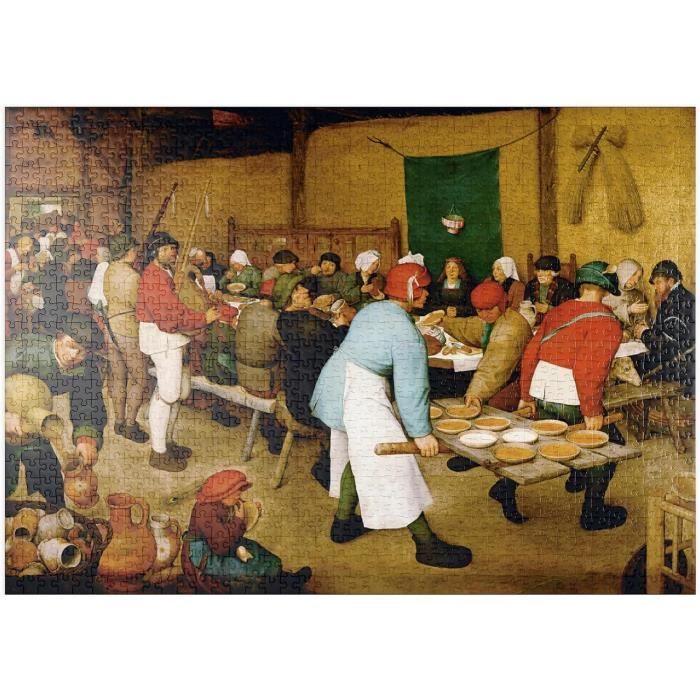 Mariage Paysan, 1568, Par Pieter Bruegel The Elder - Premium 100 Pièces